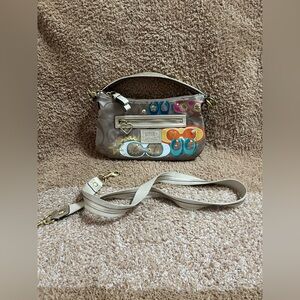 Coach poppy two way bag